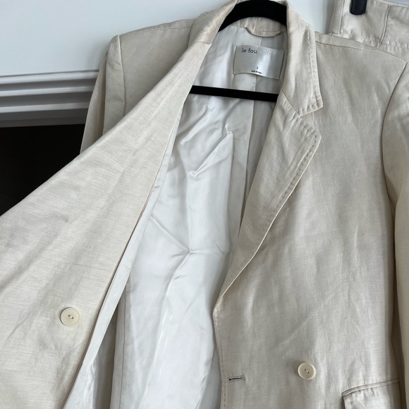 Aritzia - le fou Wilfred - Linen Suit Jacket - sz S - small - Picture 6 of 7